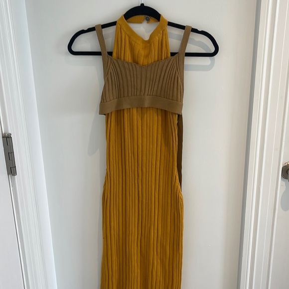 ZARA SRPLS HALTER NECK DRESS NWT SIZE XS - Picture 5 of 8